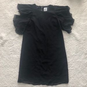 4 for $25 || Lauren Conrad | Black Frilly Dress